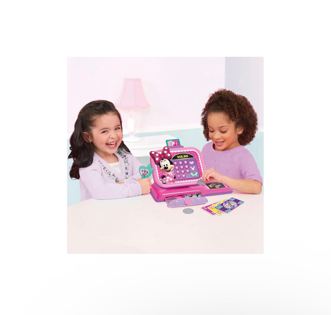 Minnie Mouse- Registratore di cassa con accessori e suoni