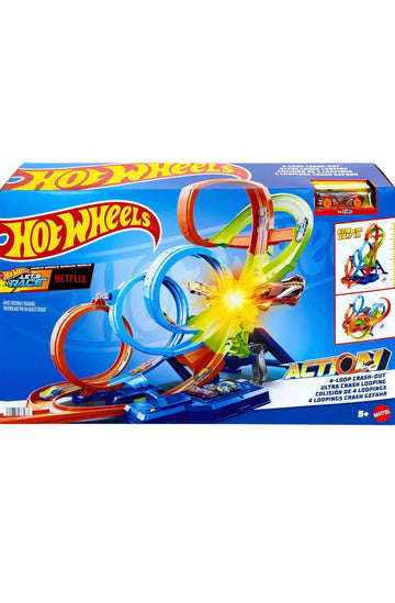 Hotwheels- Pista mega loop super scontri