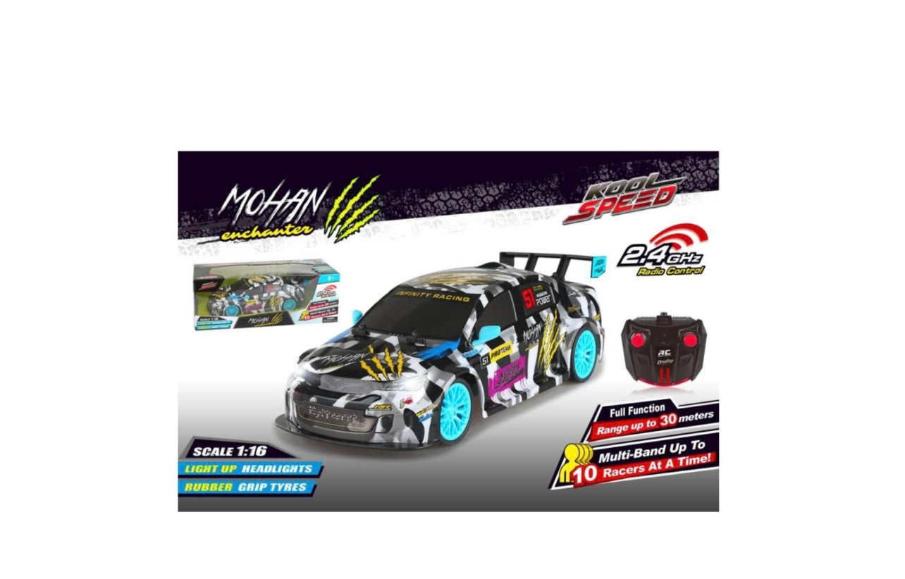 Kool Speed- Mohan spide graffiti con luci e ruote grip super