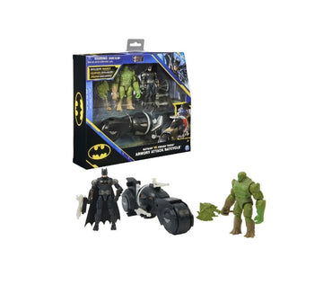 Dc- Playset Batman vs Swamp thing con batcycle