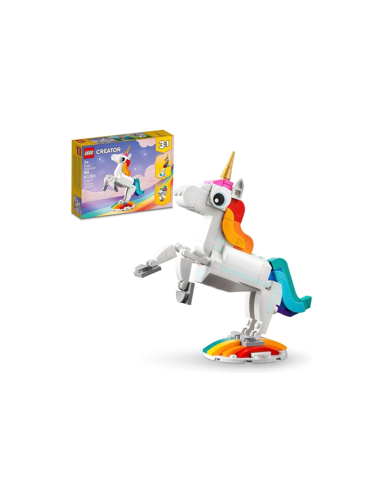 Lego- Creator unicorno magico 3in1