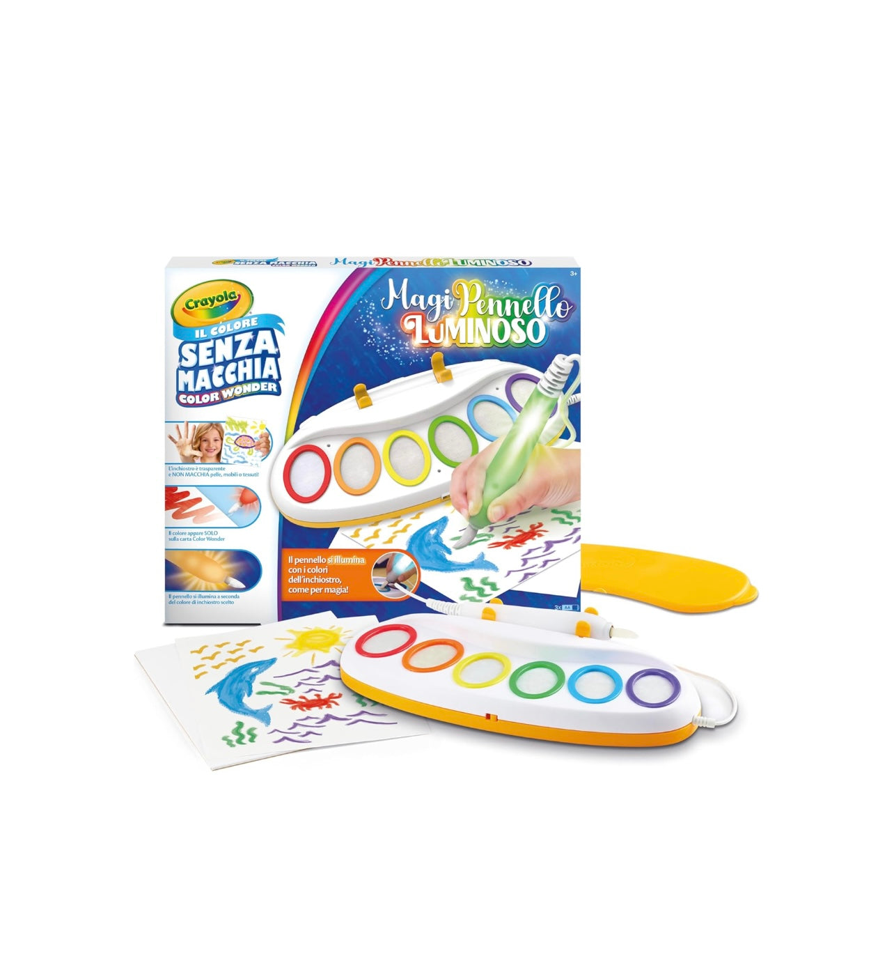 Crayola- Color wonder pennello luminoso