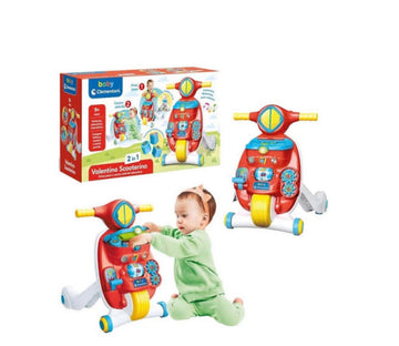Baby Clementoni- Valentino scooterino primi passi 2in1