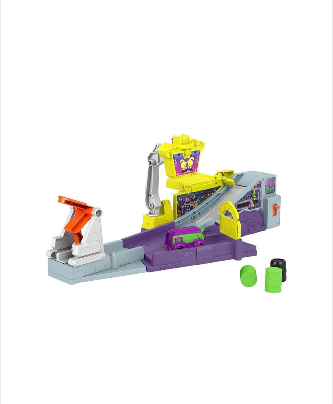 Batwheels- Quartier generale di lancio con veicolo