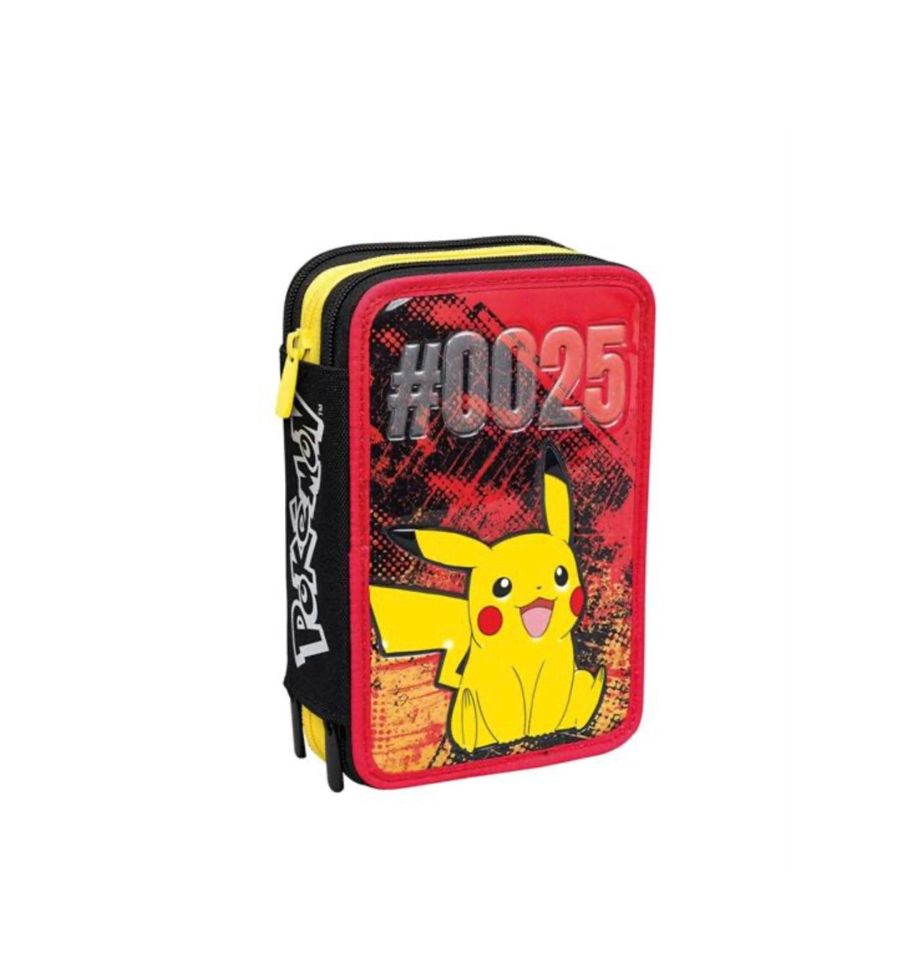 Pokemon- Astuccio 3 zip completo pikachu 2024/25