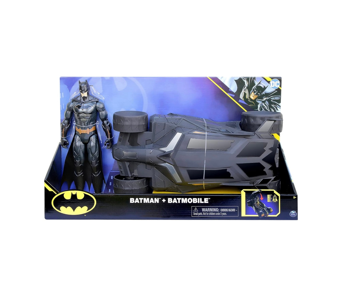 DC Batman- Batmobile con personaggio 30cm