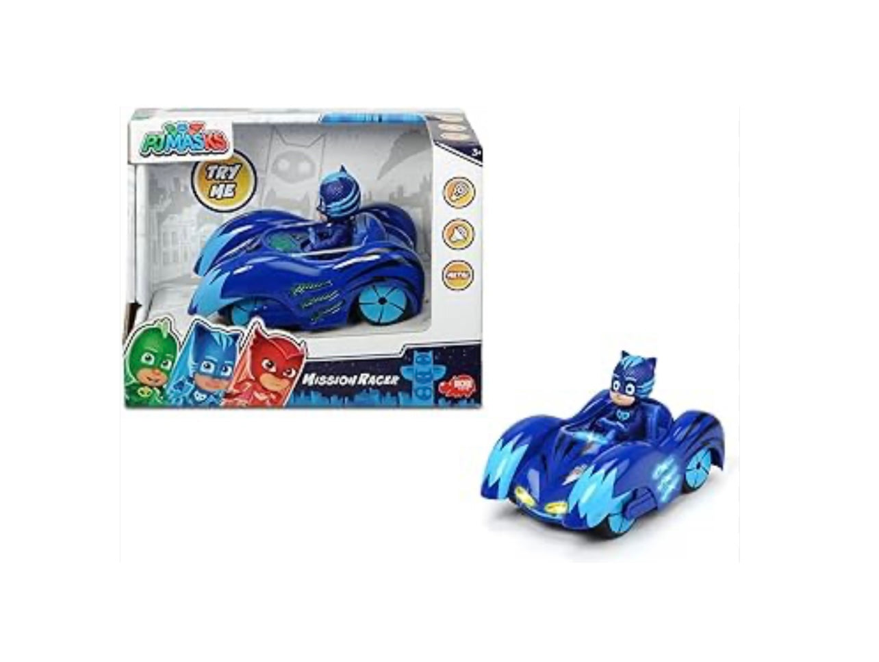 Pj Masks- Mission racer veicoli luci e suoni