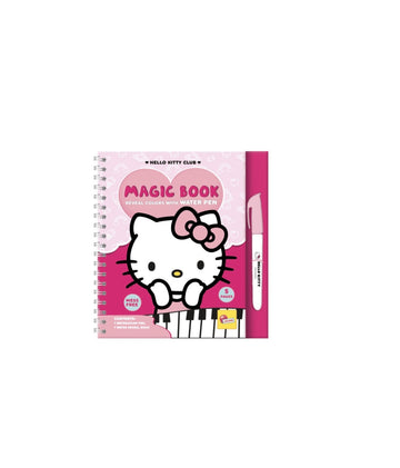 Hello Kitty- Magic book reveal colori con pennarello ad acqua