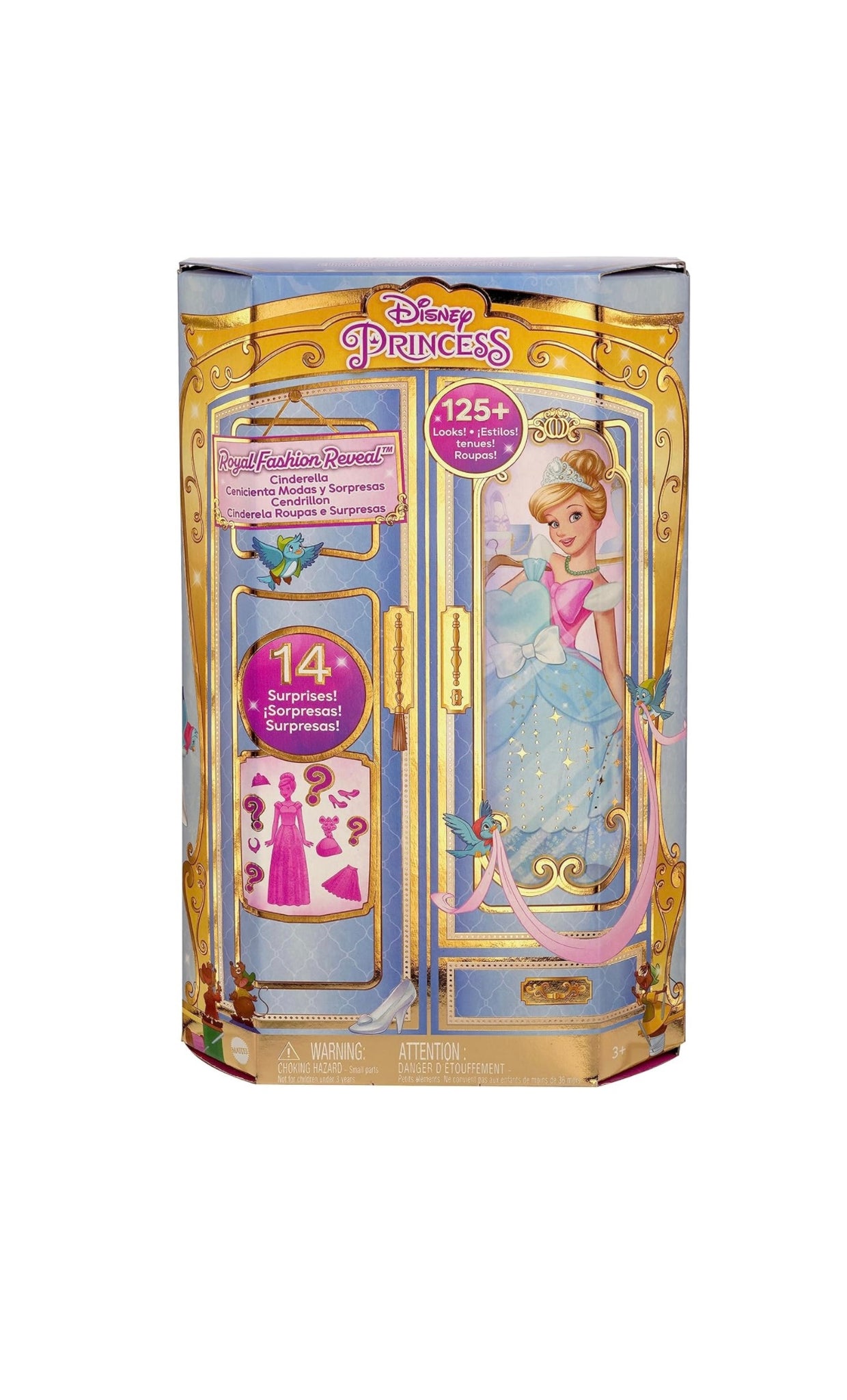 Disney Princess- Cenerentola fashion Surprise con bambola e personaggi inclusi