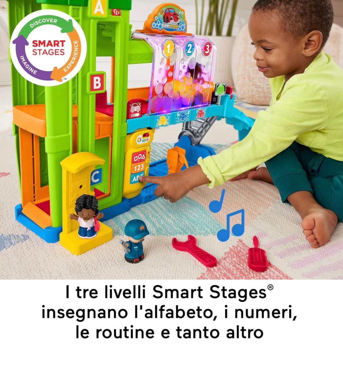 LITTLE PEOPLE- AUTOLAVAGGIO INTERATTIVO