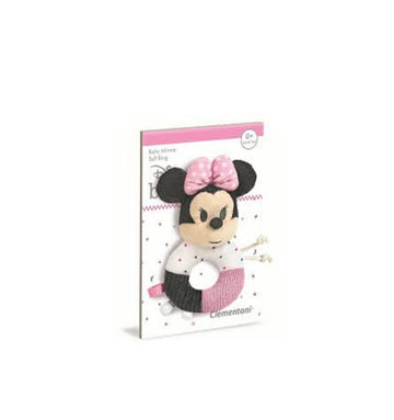Baby Clementoni- Minnie Mouse morbido anello sonaglio