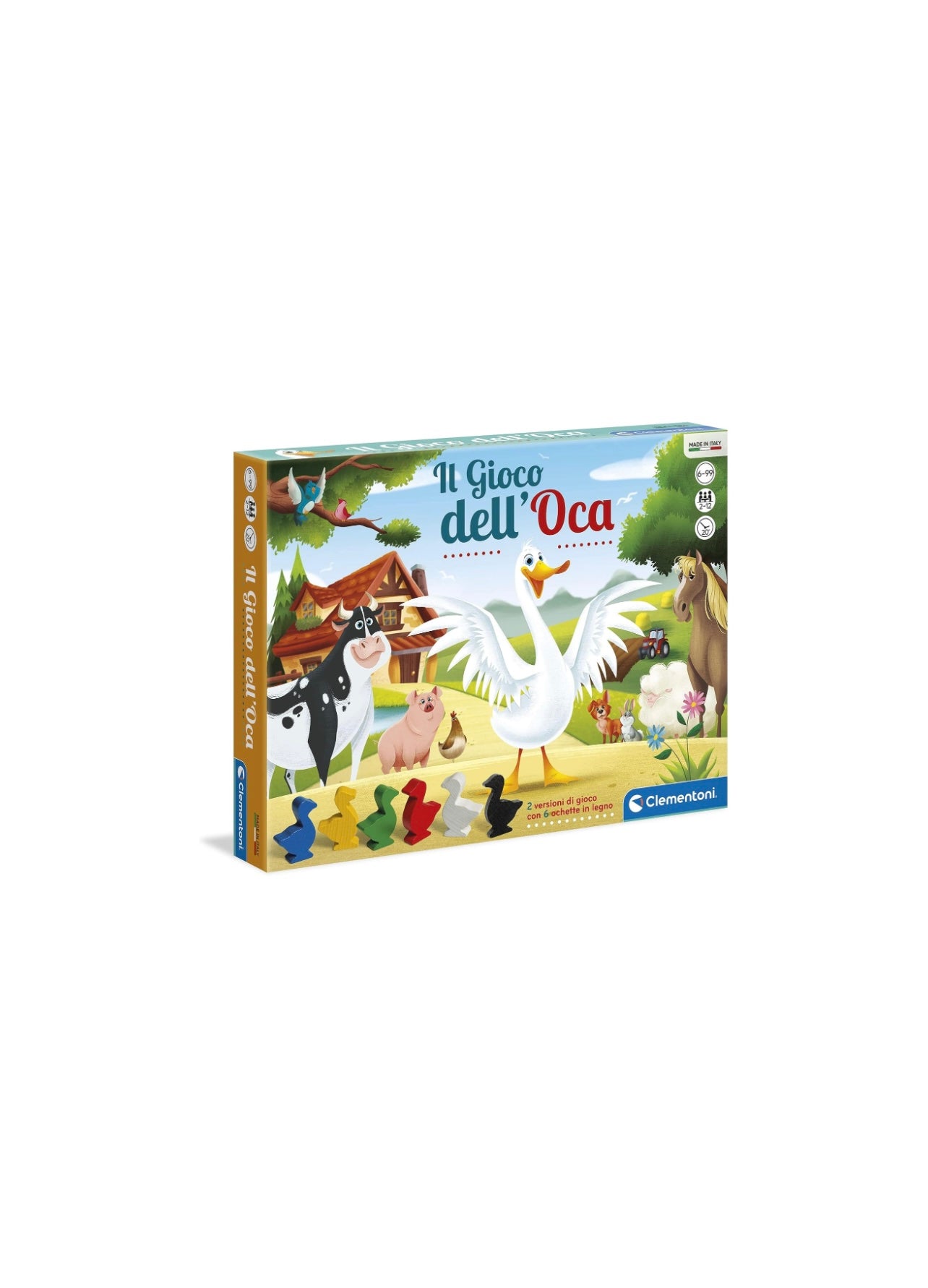 Clementoni- il gioco dell’oca con pedine in legno