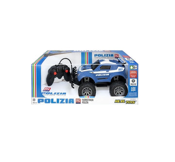 Big Wheels- Auto fuoristrada della polizia radiocomandata 1:16