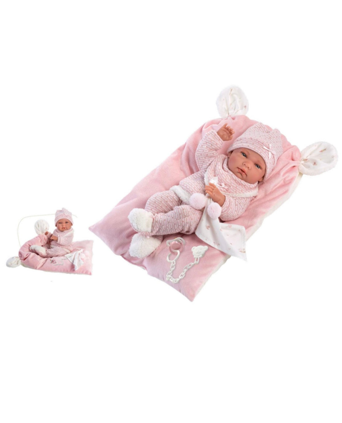 Llorens- Bambola in vinile Nica 40cm con cuscino
