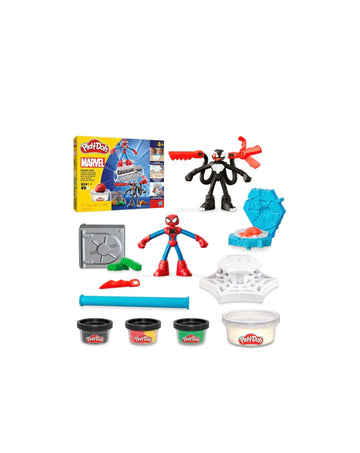 Play-Doh- Spiderman launch e suce battle