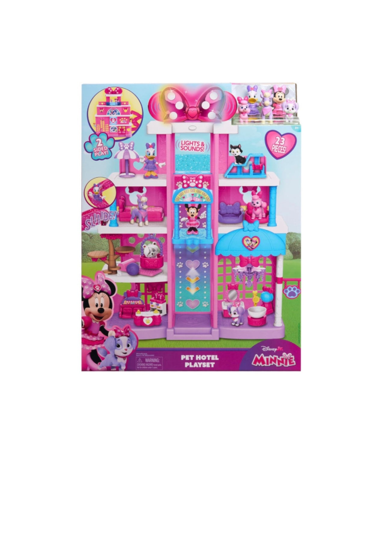 Minnie Mouse- Hotel dei cuccioli con personaggi e accessori inclusi