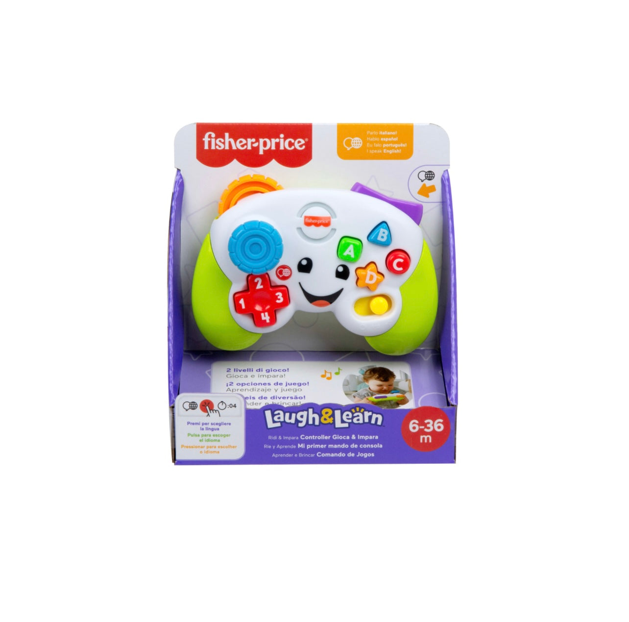 Fisher Price- Controller gioca e impara con luci e suoni