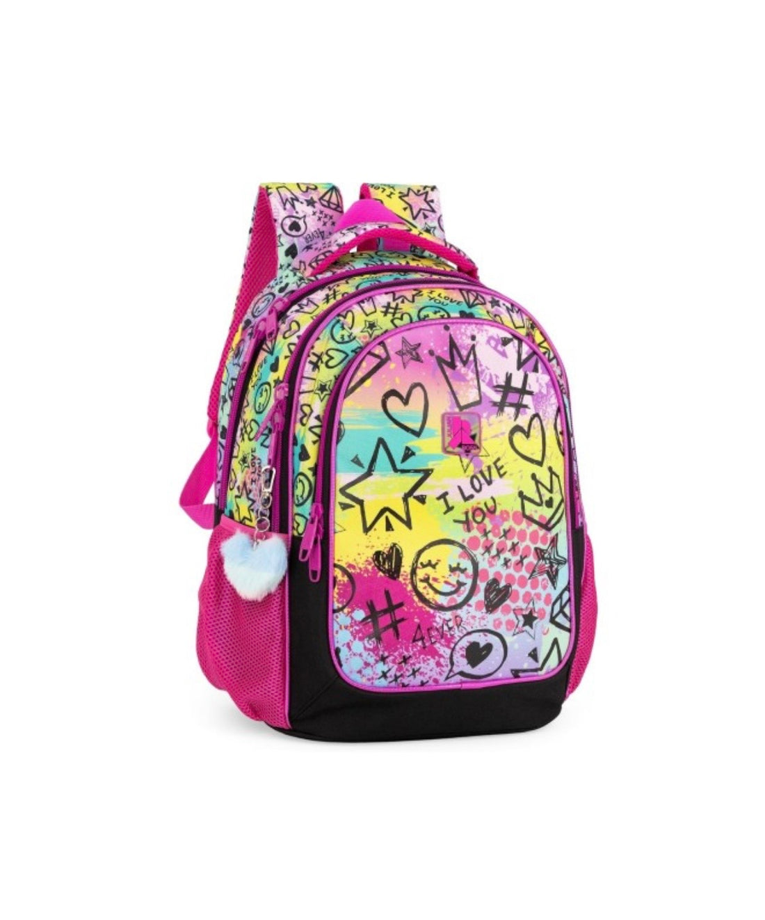 Julian Ross- Zaino multi round Shiny mood+ astuccio 3 zip completo 2026/27