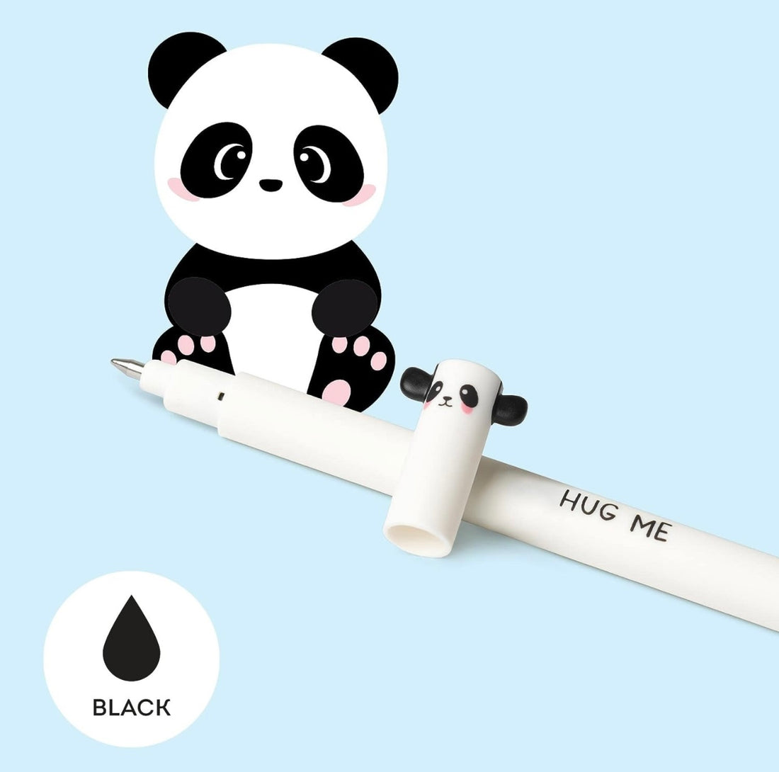 PANDA- PENNA GEL CANCELLABILE NERA