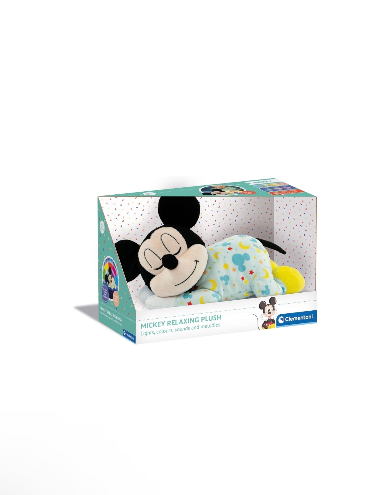 Baby Clementoni- Mickey Mouse peluche rilassante luci e suoni