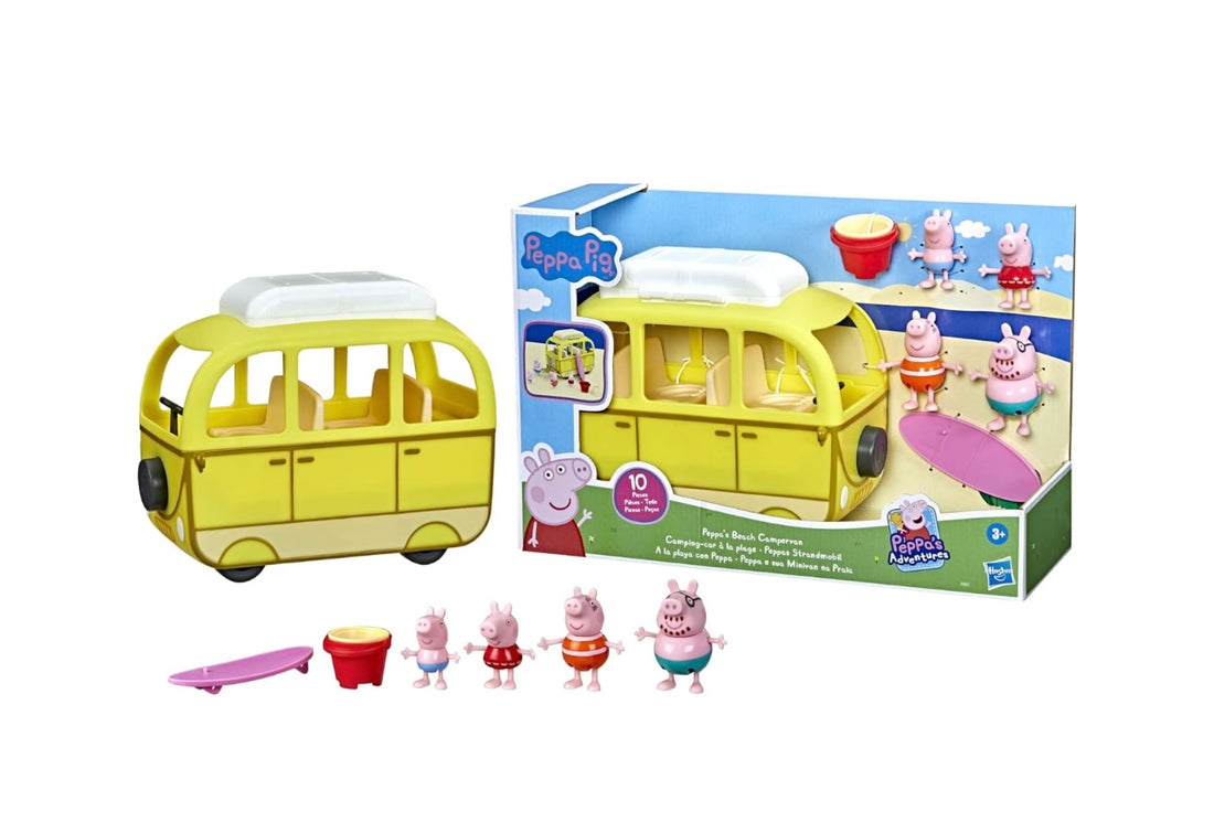 Peppa Pig- Camper con personaggi e accessori