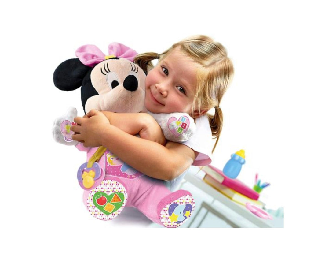 Clementoni- Minnie Mouse la mia prima bambola interattiva  con accessori