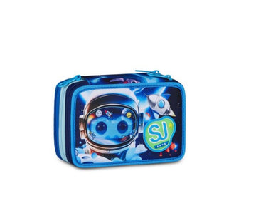 Sj Gang- Astuccio 3 zip completo space led boy 2026/37