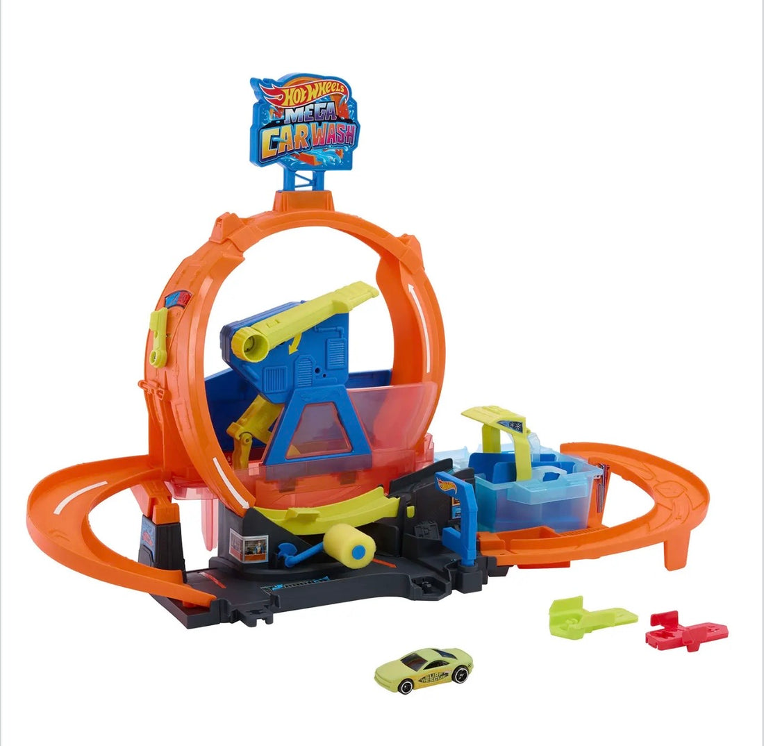 Hotwheels- City mega loop car Wash