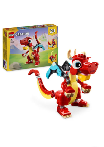 Lego- Creator 3in1 Drago rosso