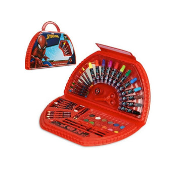 Spider Man- valigetta colori con manico 50 pezzi