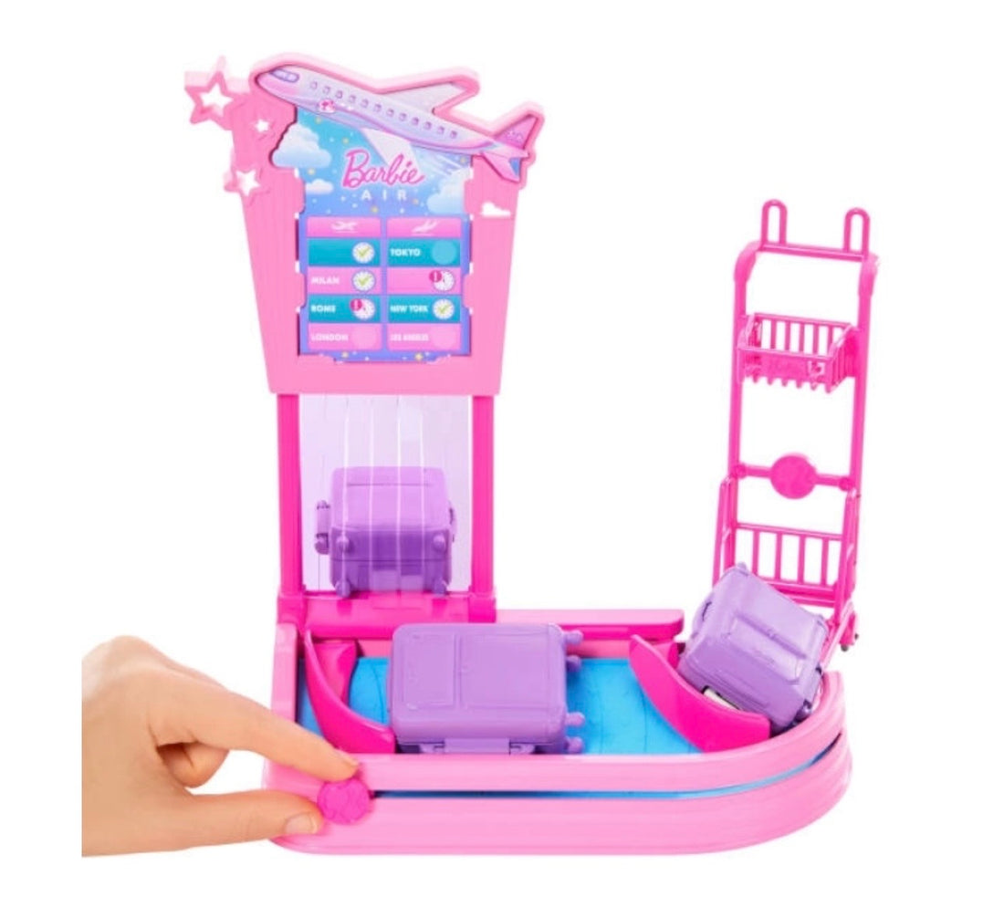 Barbie- Malibù Playset aereoporto con accessori
