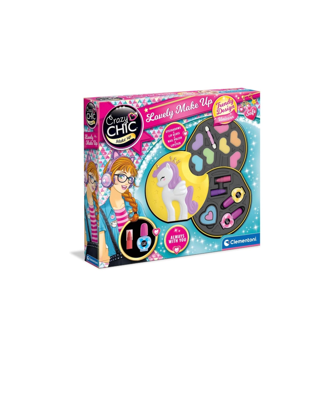 Clementoni- Crazy Chic lovely trousse unicorn