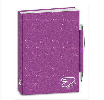 Seven- Diario datato 12 mesi glitter shiny  con penna inclusa 2026/27