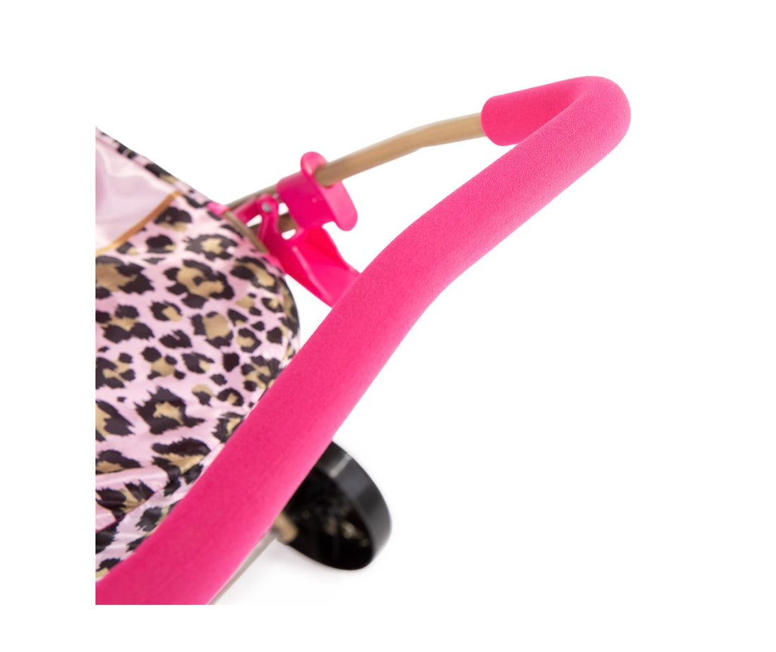 Glam - Carrozzina leopardata Pink 58cm