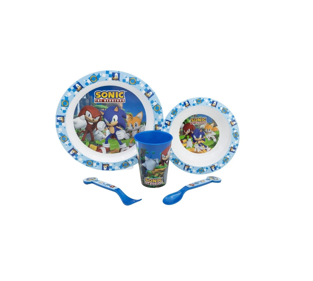 Sonic- Set pappa 5 pezzi
