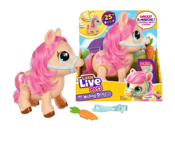 Little Live Pets- Pony interattivo con guinzaglio e carota