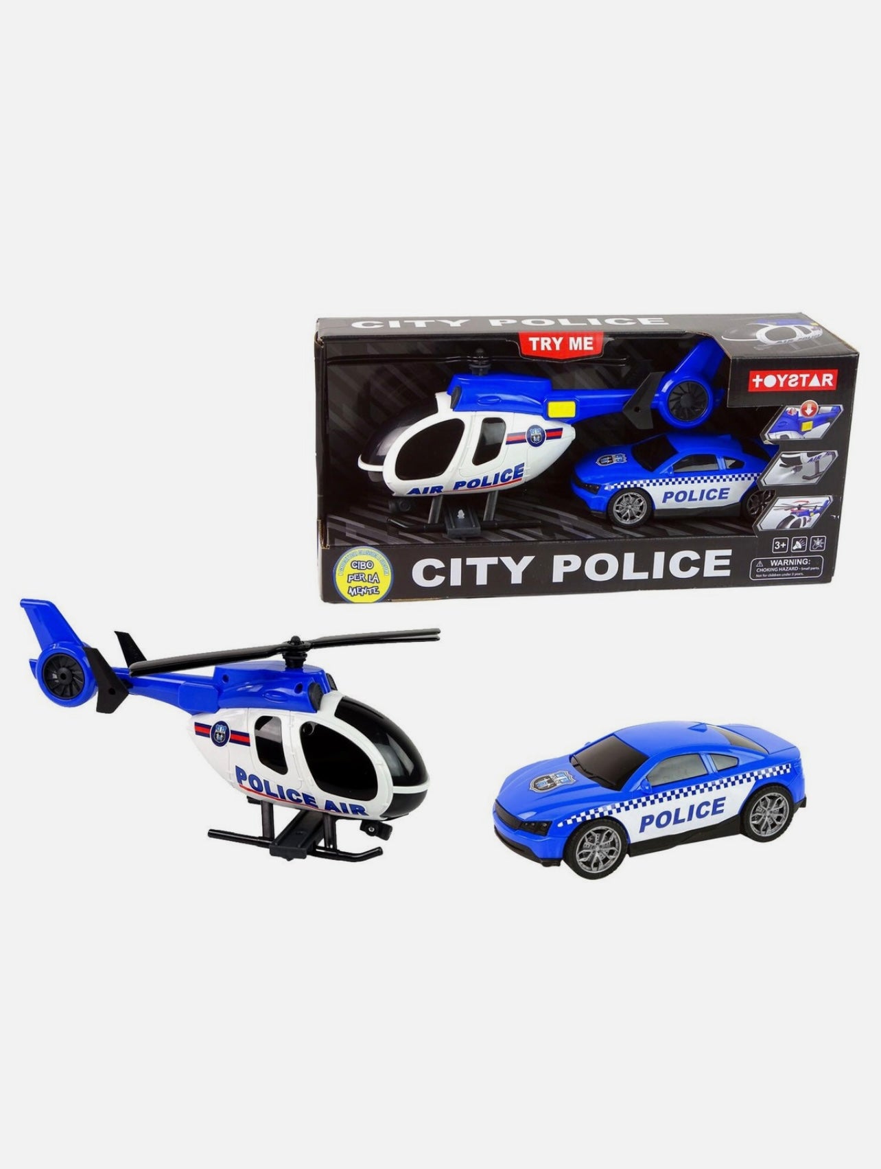 Kidz Corner- City police elicottero con veicolo luci e suoni