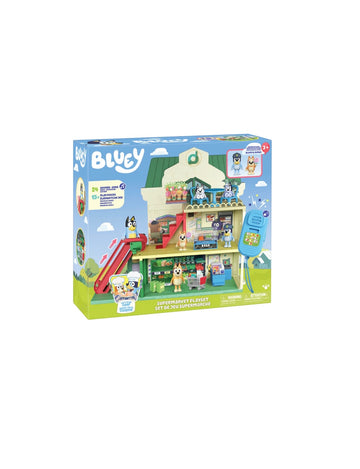 Bluey- Il supermercato di bluey e bingo con luci e accessori