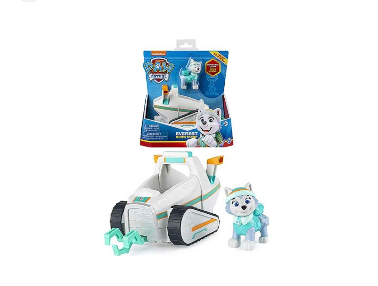 PAW PATROL- EVEREST VEICOLO CON PERSONAGGIO