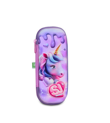 SJ Gang- Astuccio portapenne 3D Pixie Unicorn 2026/27