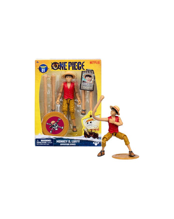 One Piece- Monkey D.Luffy con accessori e braccia/ gambe intercambiabili
