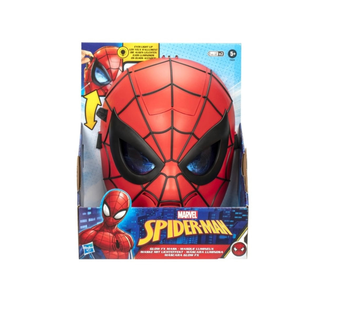 Spider Man- maschera elettronica con luci