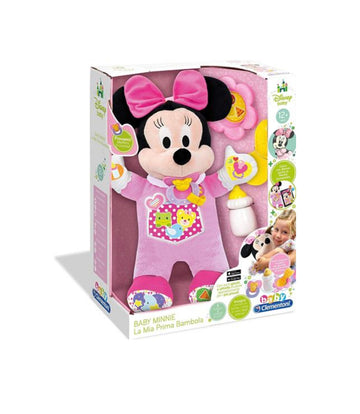 Clementoni- Minnie Mouse la mia prima bambola interattiva  con accessori