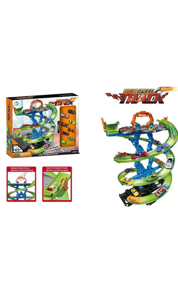 Pista- Super vortice con lanciatore e 8 auto incluse