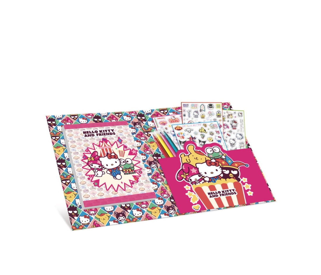 Hello Kitty- Super stickers colouring