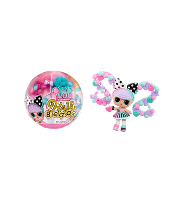 Lol Surprise- Hair beads sfera con 60 perline per capelli