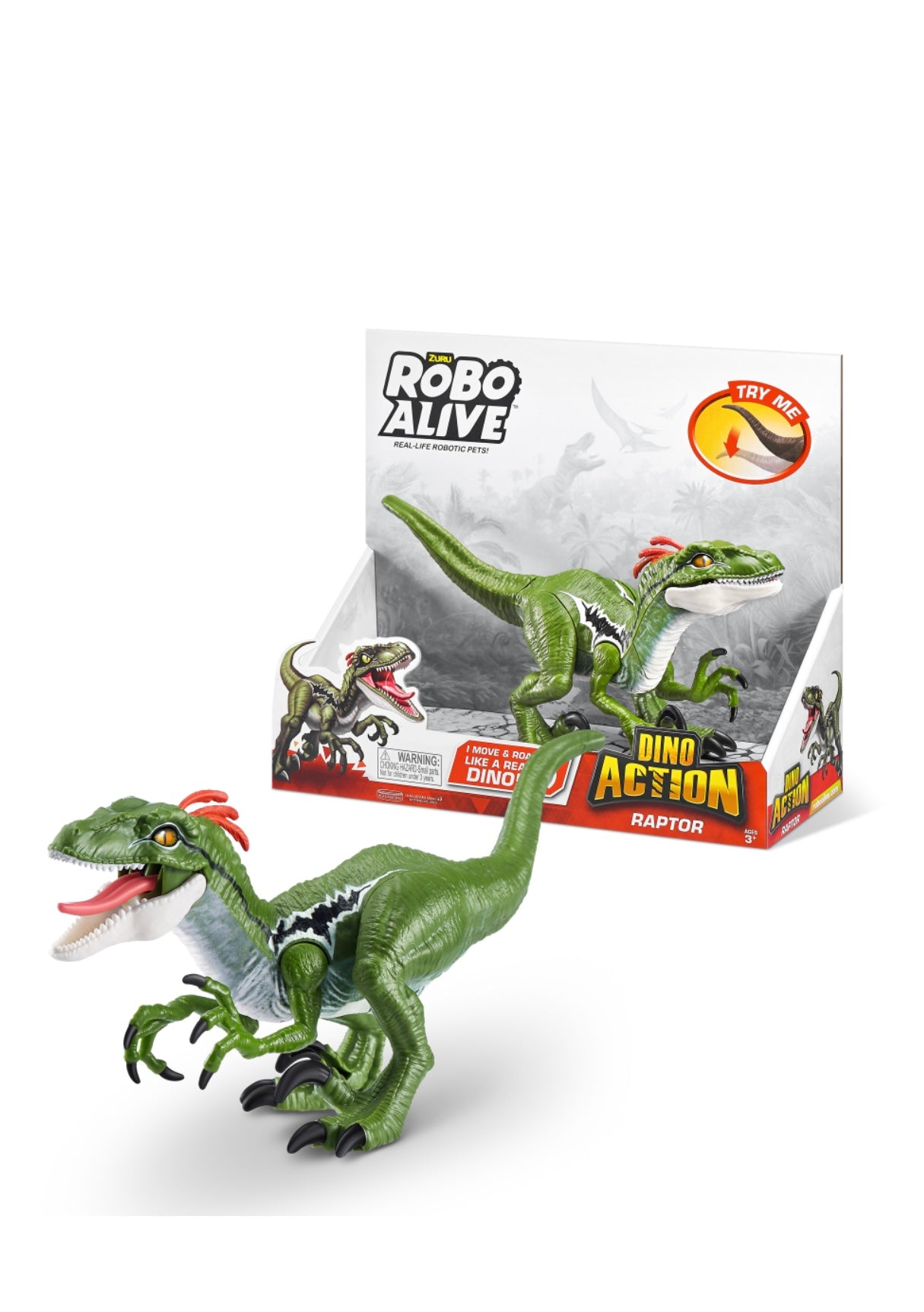 Robo Alive- dino action raptor con suoni