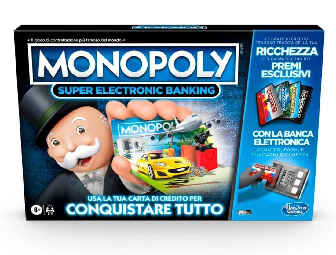 HASBRO- MONOPOLY SUPER ELETTRONIC BANKING