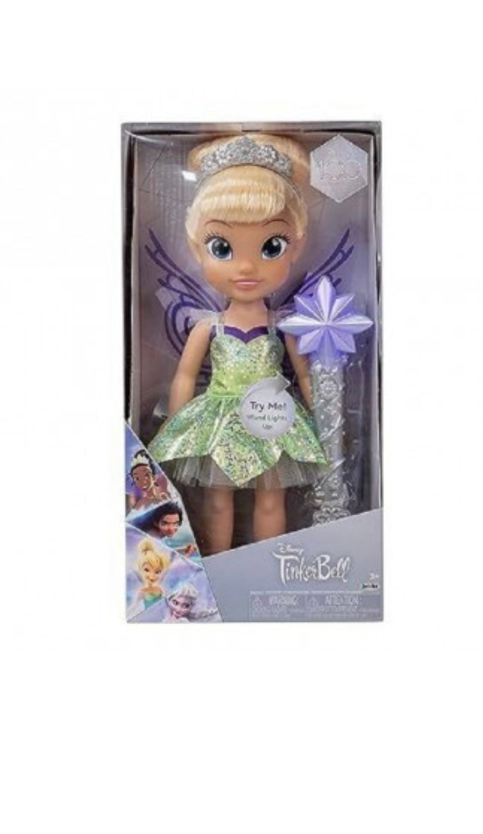 Disney 100- Trilli Toddler 38cm con bacchetta luminosa