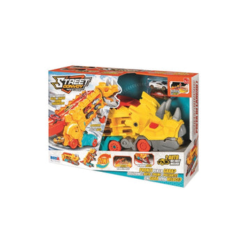 Pista lancio- Dino truck con 2 auto incluse